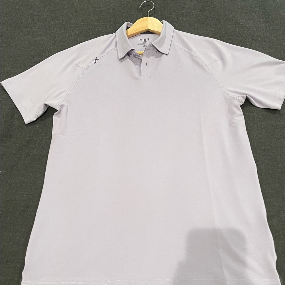 Rhone Delta Pique Polo - M - Lavender - NWOT